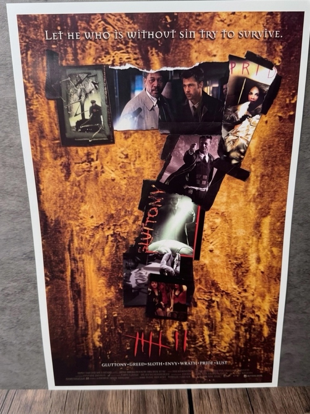 Se7en (1995) Movie Mini Poster Print 11x17"